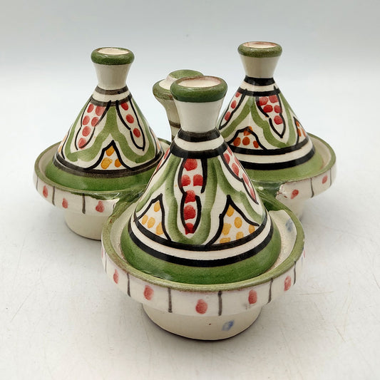 Mini Tajine Porta Spezie Salse Ceramica Terracotta Marocco Marocchina 0203221306
