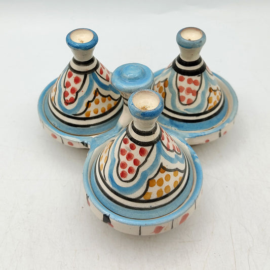 Mini Tajine Porta Spezie Salse Ceramica Terracotta Marocco Marocchina 0203221314