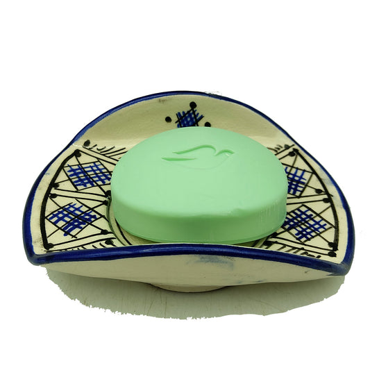Porta Sapone Ceramica Terracotta Artigiano Etnico Marocco Marocchino 0303221400
