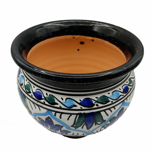 Vaso Cachepot Berbero Etnico Tunisno Marocchino Ceramica Terracotta Orientale 0411221006