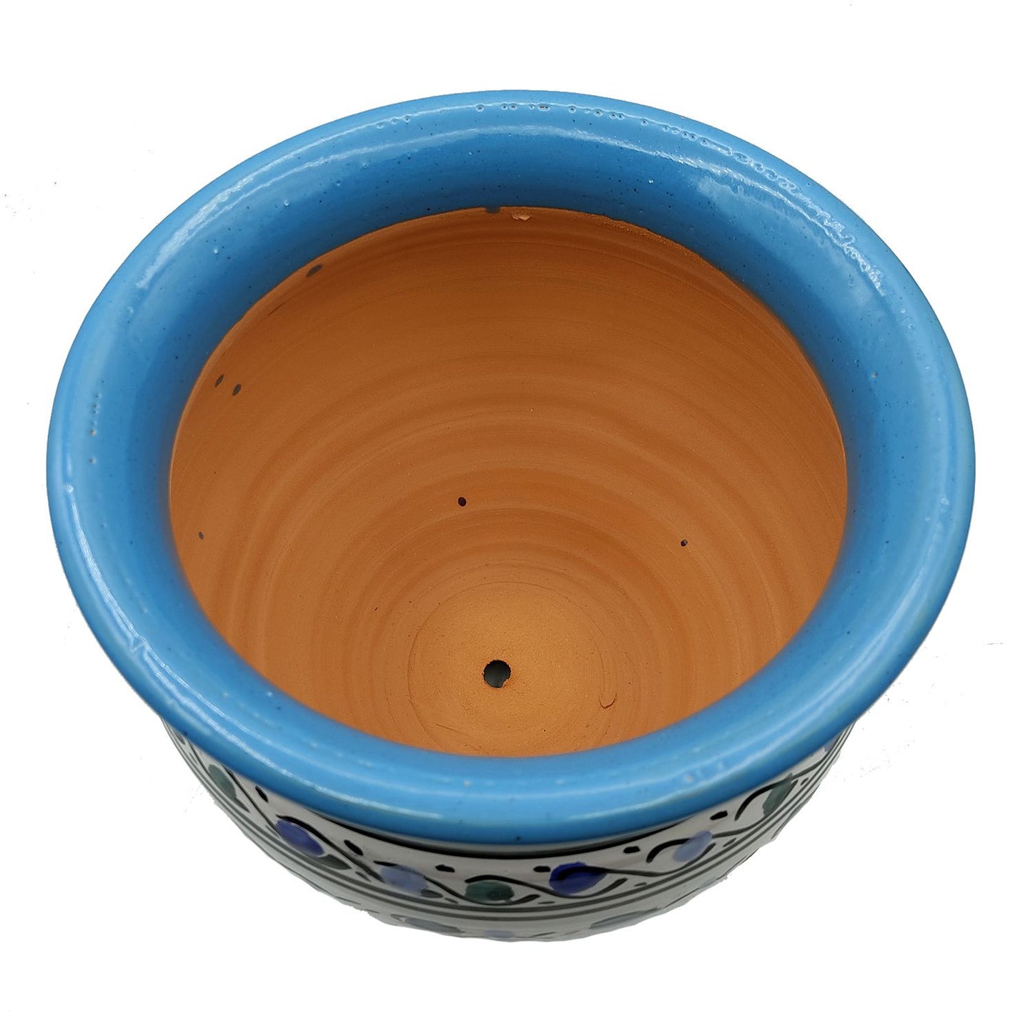 Vaso Cachepot Berbero Etnico Tunisno Marocchino Ceramica Terracotta Orientale 0411221011