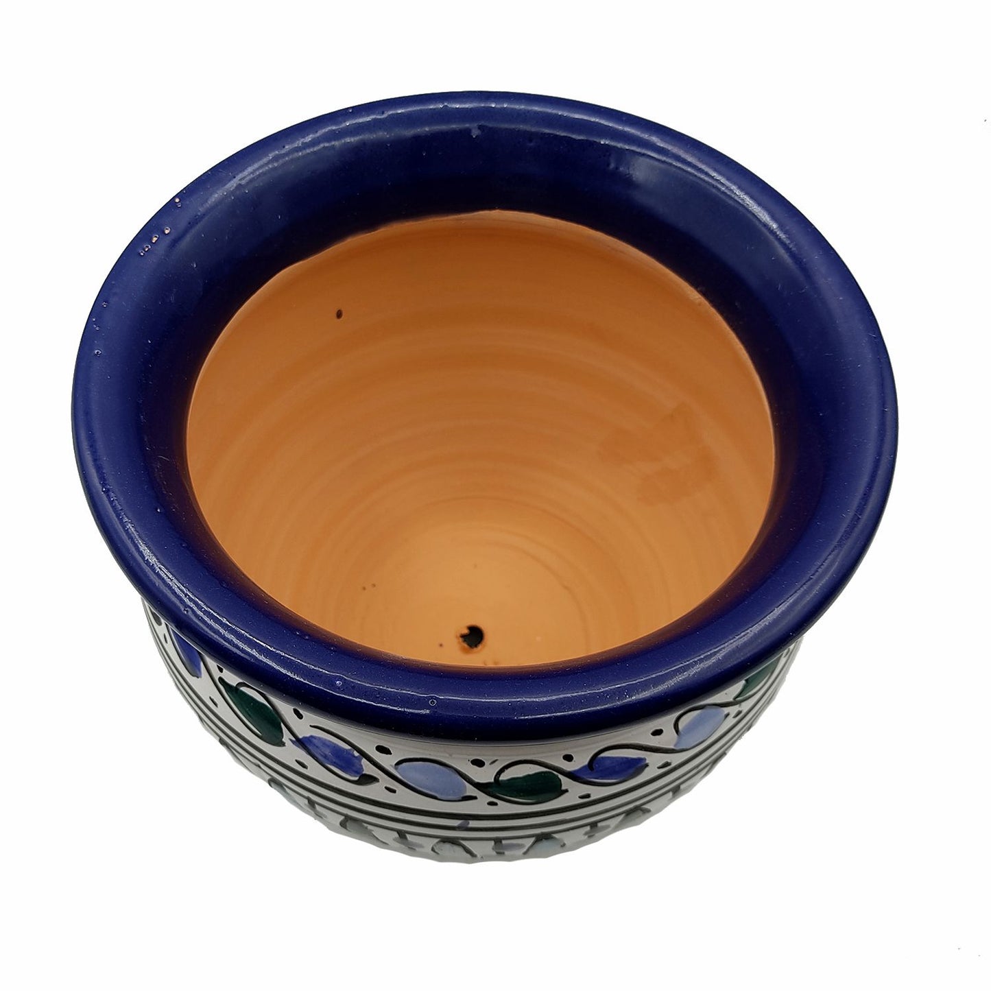 Vaso Cachepot Berbero Etnico Tunisno Marocchino Ceramica Terracotta Orientale 0411221012