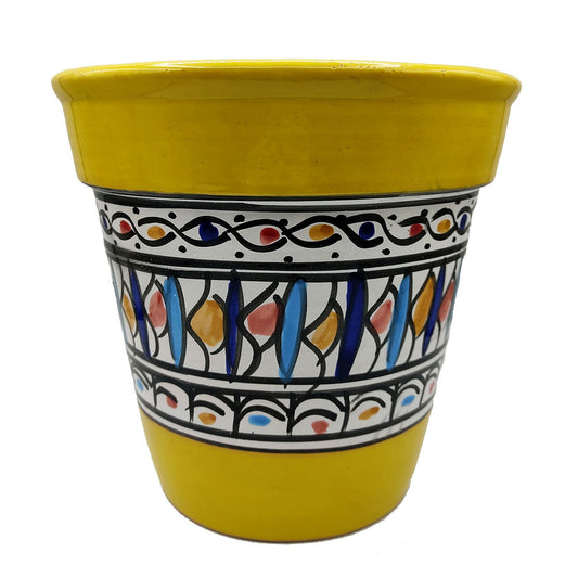 Vaso Terracotta Tunisino Marocchino Etnico Decoro Fioriera Ceramica 0411221020