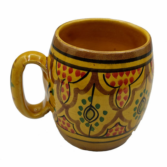 Bicchiere Tazza Boccale Ceramica Terracotta Etnico Marocco Marocchino 1003221204