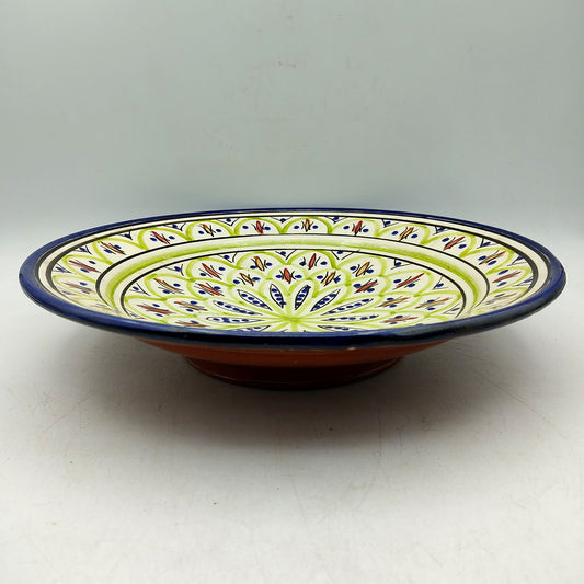 Piatto Ceramica Terracotta Parete Diam.27cm Etnico Marocchino Marocco 1101221022