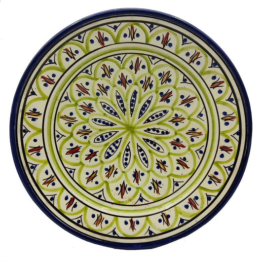 Piatto Ceramica Terracotta Parete Diam.27cm Etnico Marocchino Marocco 1101221022