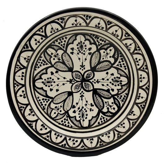 Piatto Ceramica Terracotta Parete Diam.27cm Etnico Marocchino Marocco 1101221040