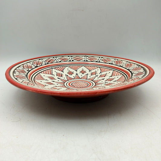 Piatto Ceramica Terracotta Parete Diam.27cm Etnico Marocchino Marocco 1101221049