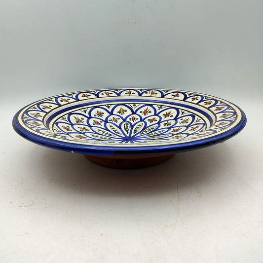 Piatto Ceramica Terracotta Parete Diam.27cm Etnico Marocchino Marocco 1101221054