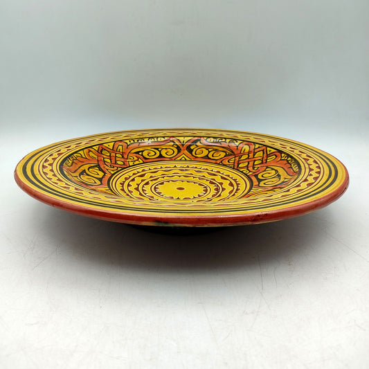 Piatto Ceramica Terracotta Parete Diam.27cm Etnico Marocchino Marocco 1301211600