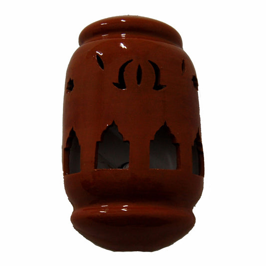Arredamento Etnico Applique Parete Lampada Terracotta Marocchina 0303201011