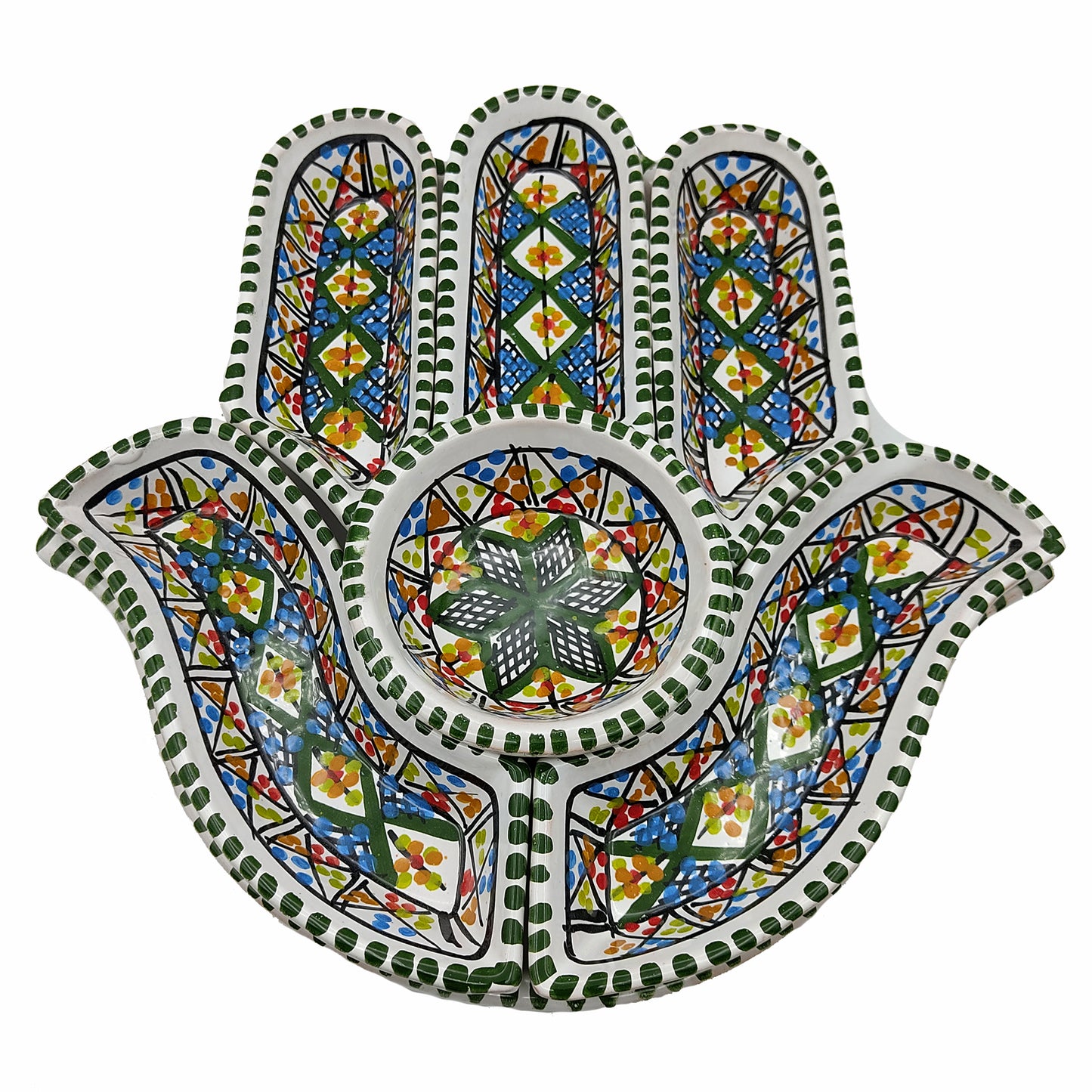 Antipastiera Piatto Etnico Ceramica Terracotta Tunisina Marocchina 2611201213