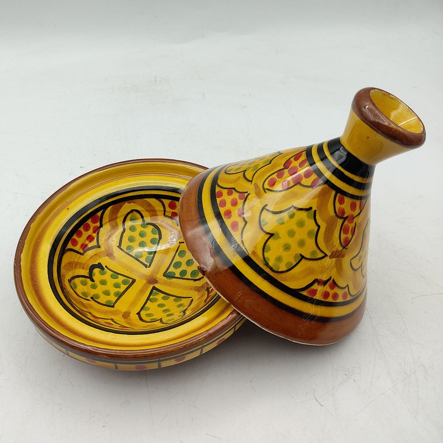 Mini Tajine Etnica Marocco Marocchina Spezie Salse Ceramica Terracotta 1702221316