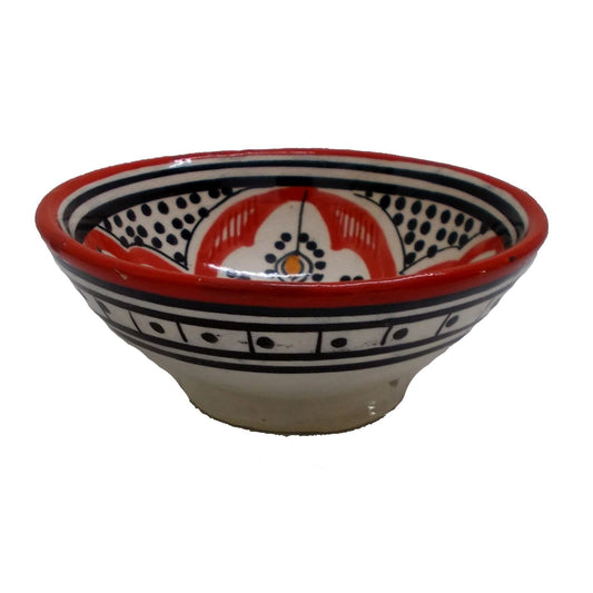 Arredamento Etnico Ciotola Salse Zuppa Marocchina Ceramica Terracotta 0711181641