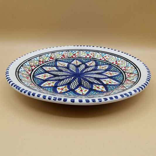 Etnico Arredo Piatto Ceramica Portata Decorativo Marocchino Tunisino 0411201201