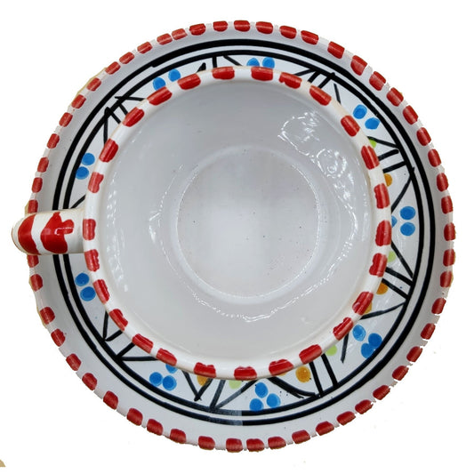 Servizio Tazzine da Caffe Ceramica Dipinta a Mano Tunisina Marocchina 1211200917