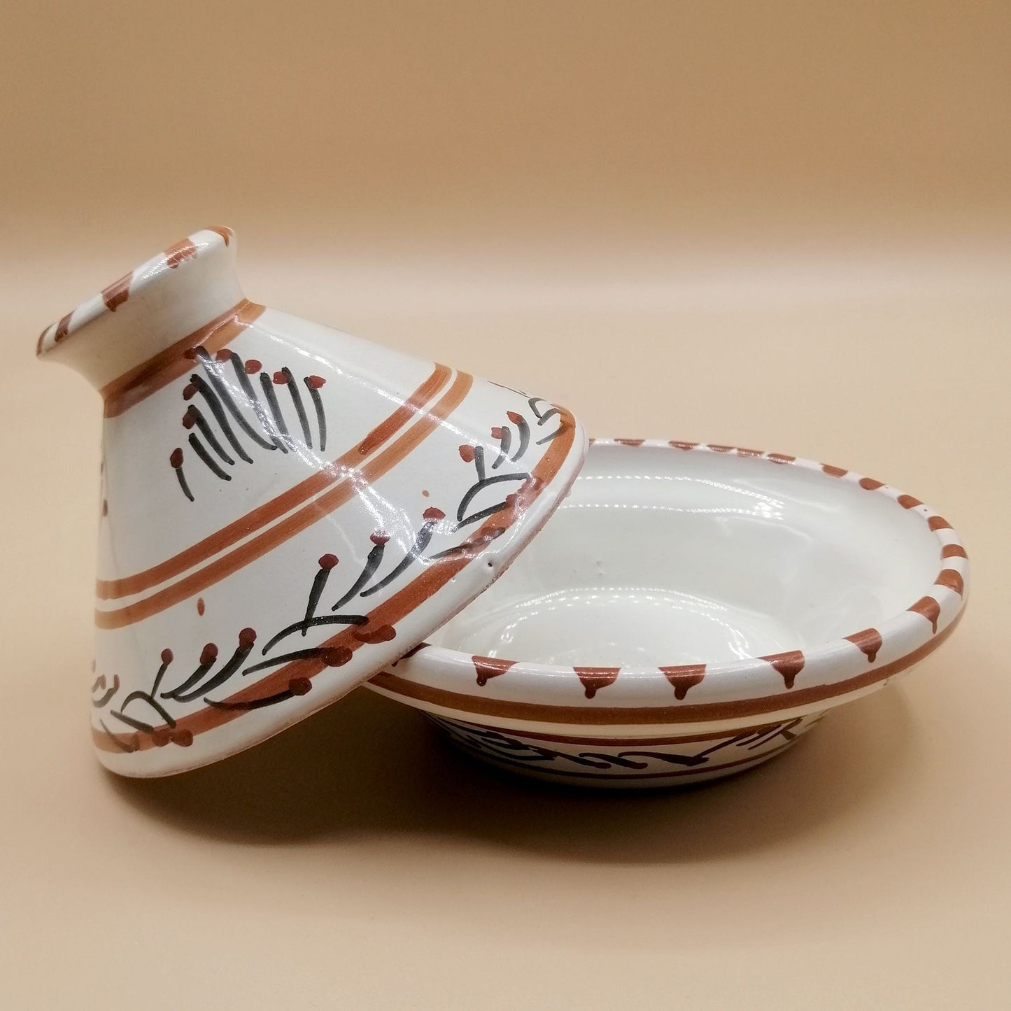 Mini Tajine Etnico Porta Spezie Salse Ceramica Marocchina Tunisina 1211201238