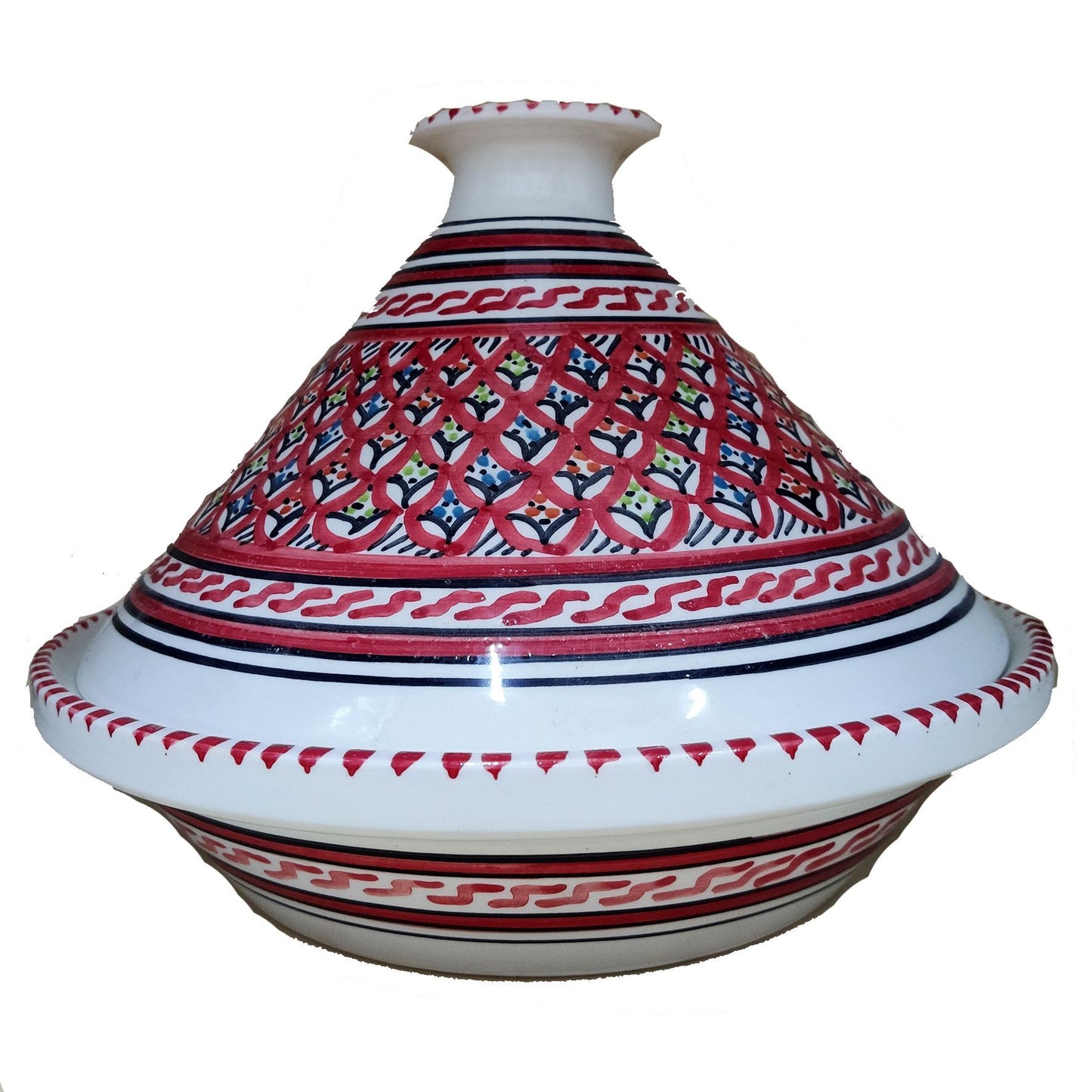 Tajine Decorativa Elite Ceramica Marocchina Tunisina Etnica Grande 0311201104