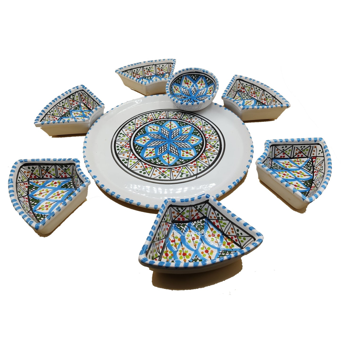 Antipastiera Piatto Etnico Ceramica Terracotta Tunisina Marocchina 2611201211