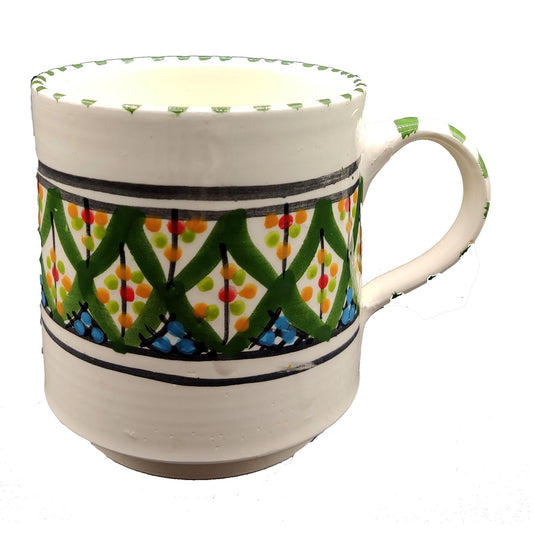 Bicchiere Boccale Ceramica Terracotta Etnico Tunisino Marocchino 2212200901