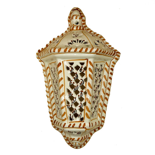 Arredo Etnico Applique Parete Lampada Terracotta Tunisina Marocchina 1401211117