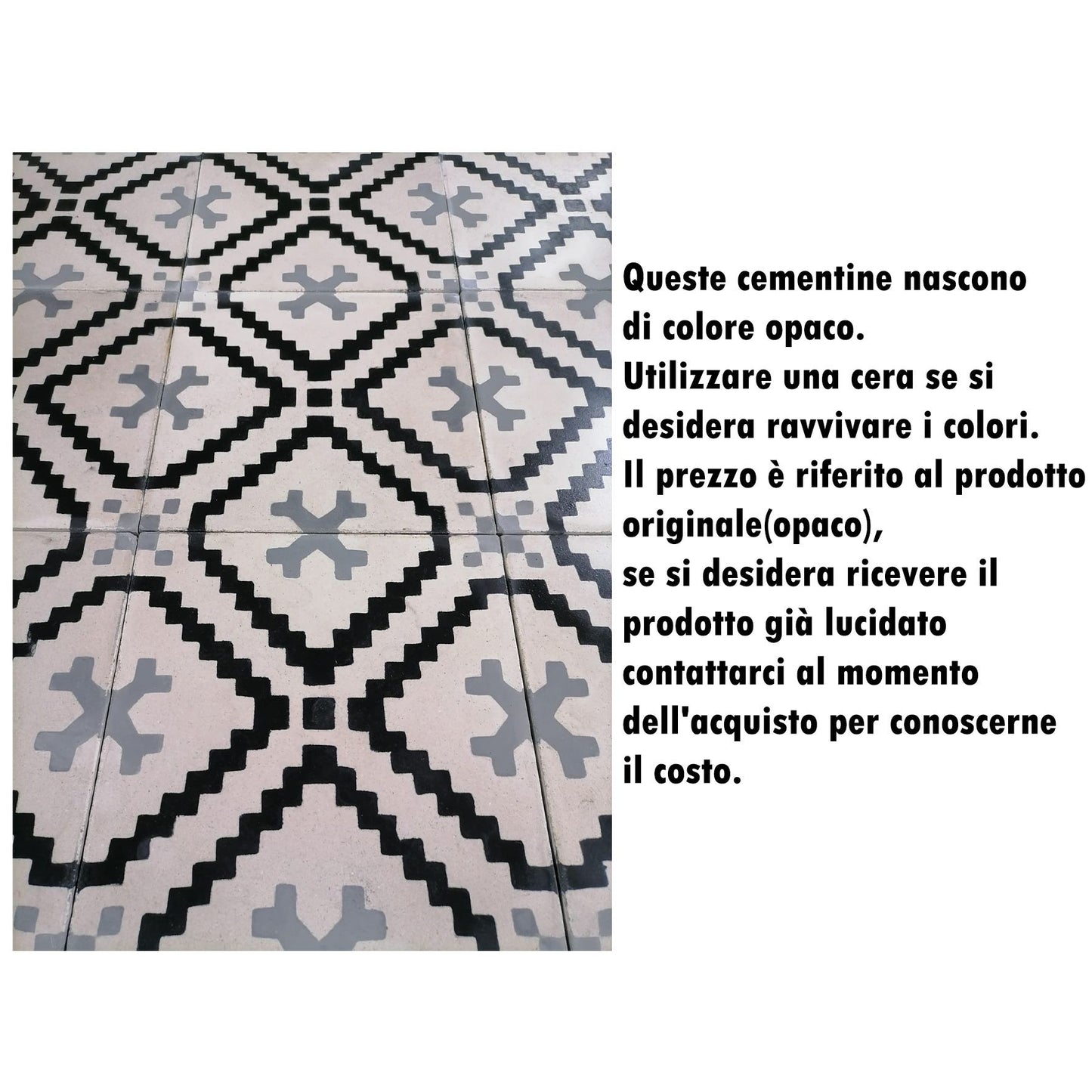 Arredamento Etnico Cementine Marocchine Marocco Piastrelle Mattonelle 20x20 015