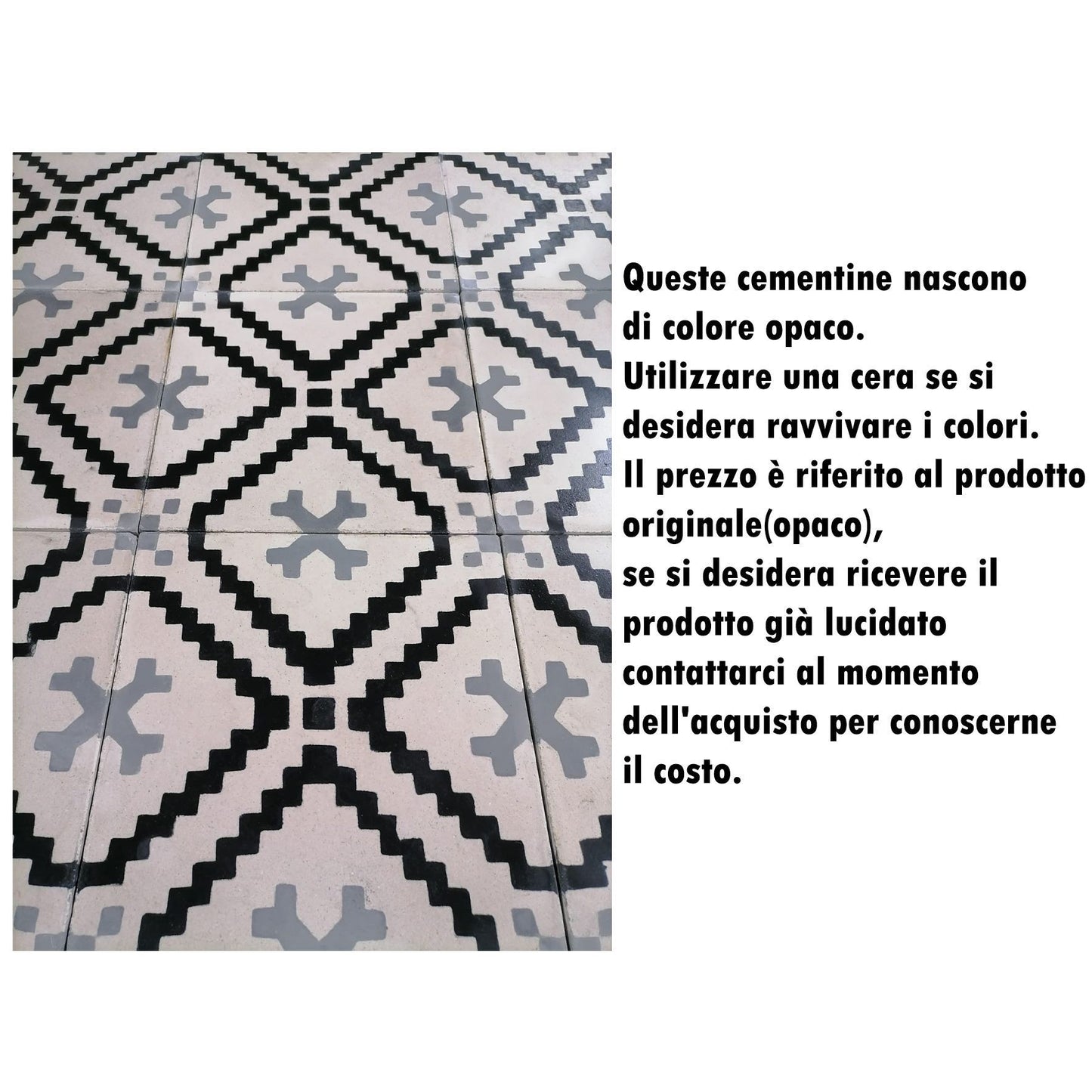 Arredamento Etnico Cementine Marocchine Marocco Piastrelle Mattonelle 20x20 032