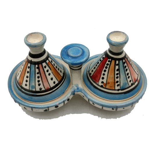 Mini Tajine Porta Spezie Salse Ceramica Terracotta Marocco Marocchina 0203221303