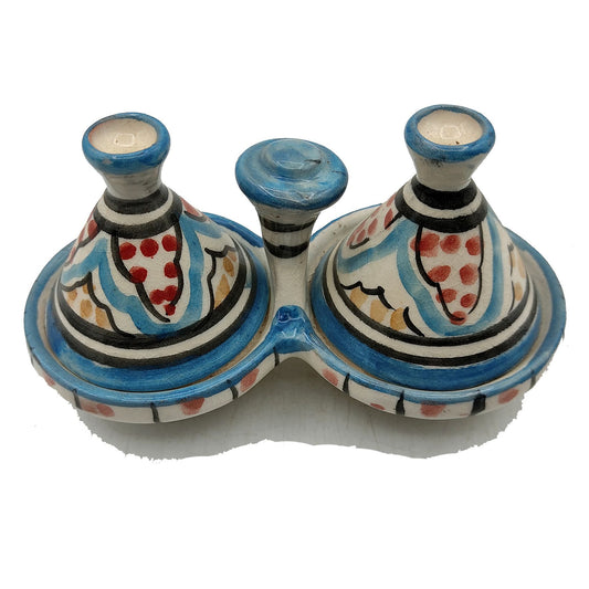 Mini Tajine Porta Spezie Salse Ceramica Terracotta Marocco Marocchina 0203221307