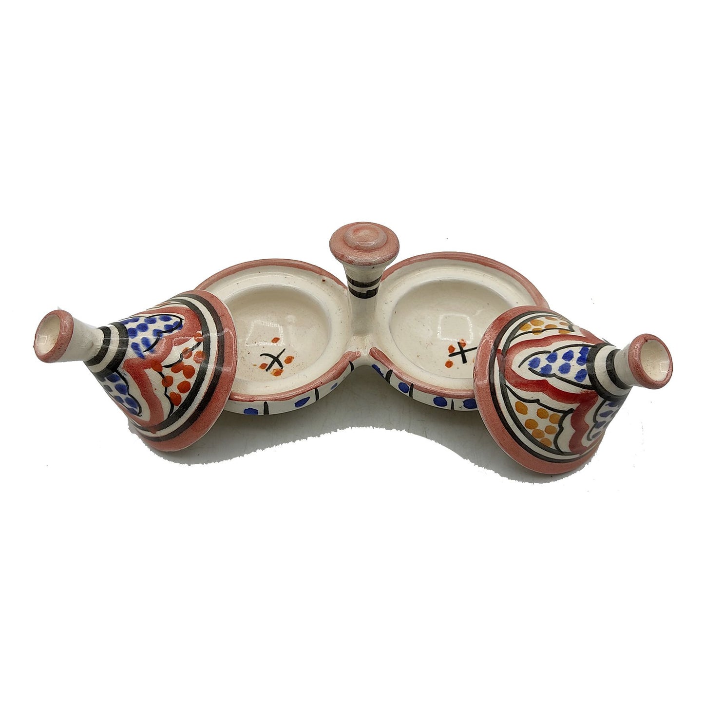 Mini Tajine Porta Spezie Salse Ceramica Terracotta Marocco Marocchina 2403221209