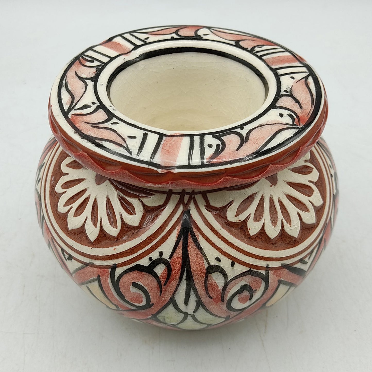 Posacenere Ceramica Antiodore Terracotta Etnico Marocco Marocchina 2511211307