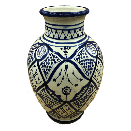 Vaso Berbero Etnico Marocchino Céramique Terre Cuite Orientale H. 28 cm 0904211033