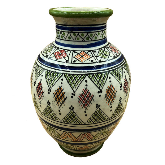 Etnico Arredo Vaso Berbero Marocchino Ceramica Terracotta Orientale 0904211037