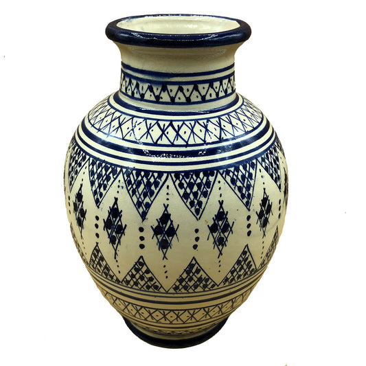 Vaso Berbero Etnico Marocchino Ceramica Terracotta Orientale H. 28 cm 0904211038