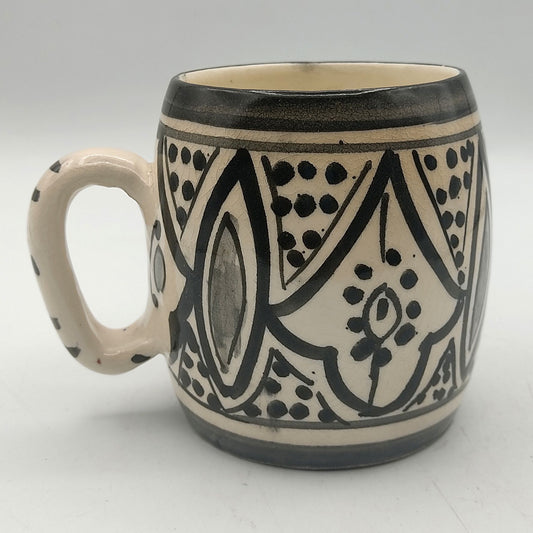 Arredamento Etnico Bicchiere Boccale Ceramica Terre Cuite Marocchino 0405211009