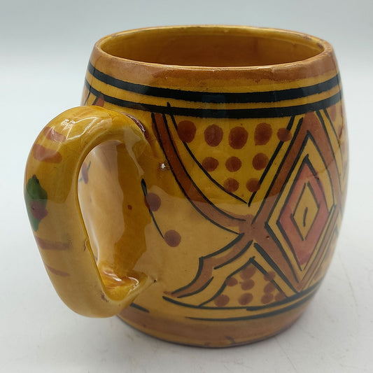 Arredamento Etnico Bicchiere Boccale Ceramica Terre Cuite Marocchino 0405211028