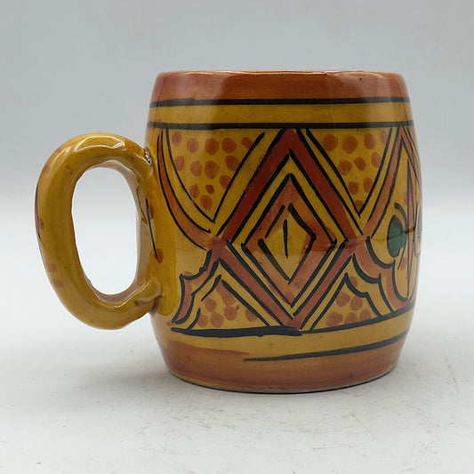 Arredamento Etnico Bicchiere Boccale Ceramica Terre Cuite Marocchino 0405211048
