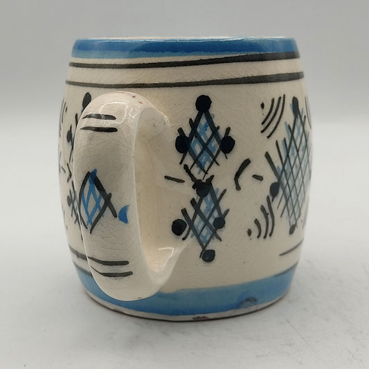 Arredamento Etnico Bicchiere Boccale Ceramica Terre Cuite Marocchino 0405211052