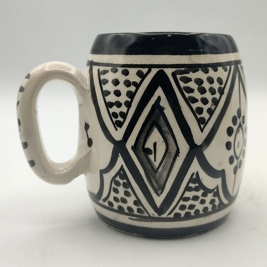 Arredamento Etnico Bicchiere Boccale Ceramica Terre Cuite Marocchino 0405211104