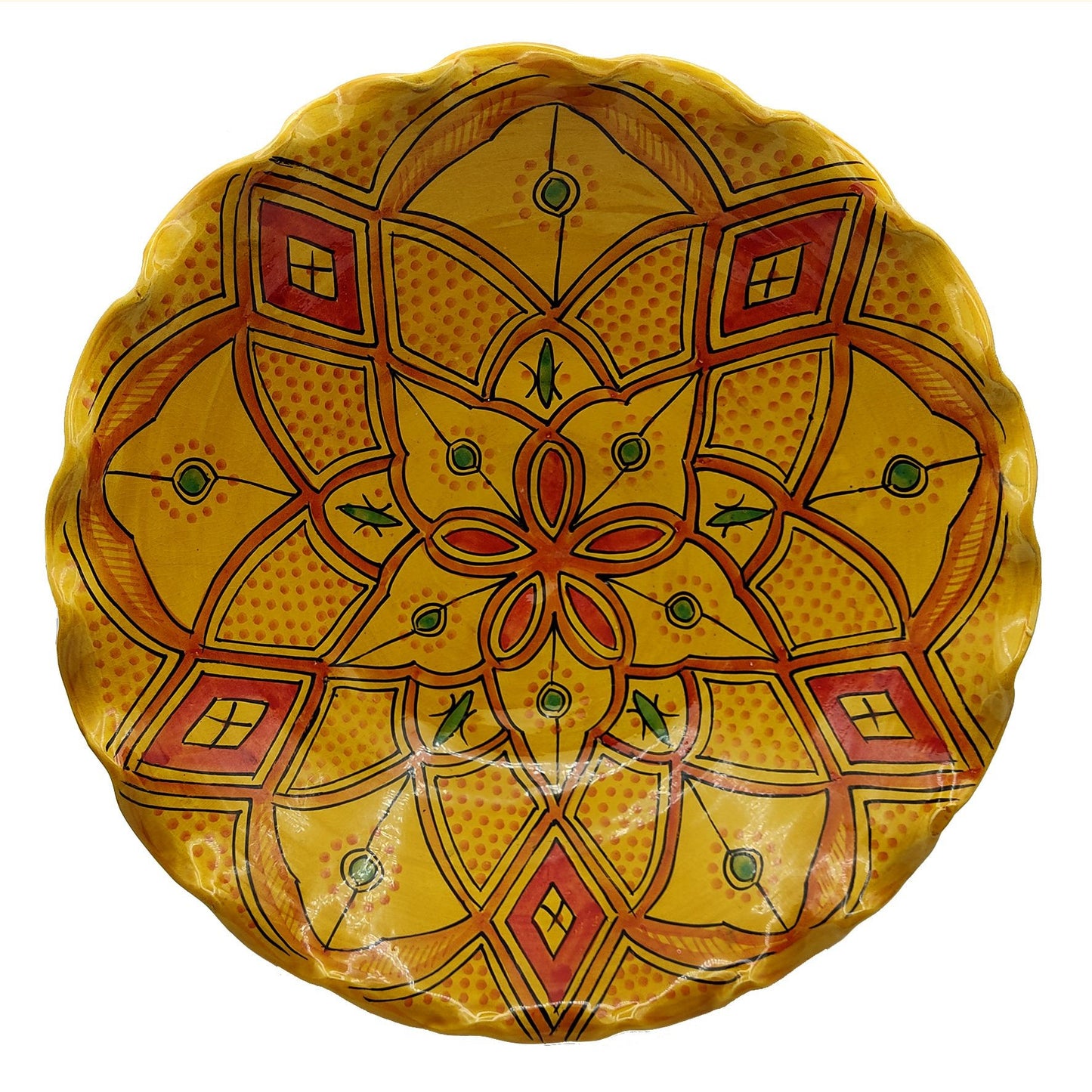 Insalatiera Fruttiera Centrotavola Ceramica Etnica Marocco Marocchino 0605211200