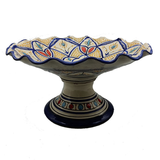 Insalatiera Fruttiera Centrotavola Ceramica Etnica Marocco Marocchino 0605211207