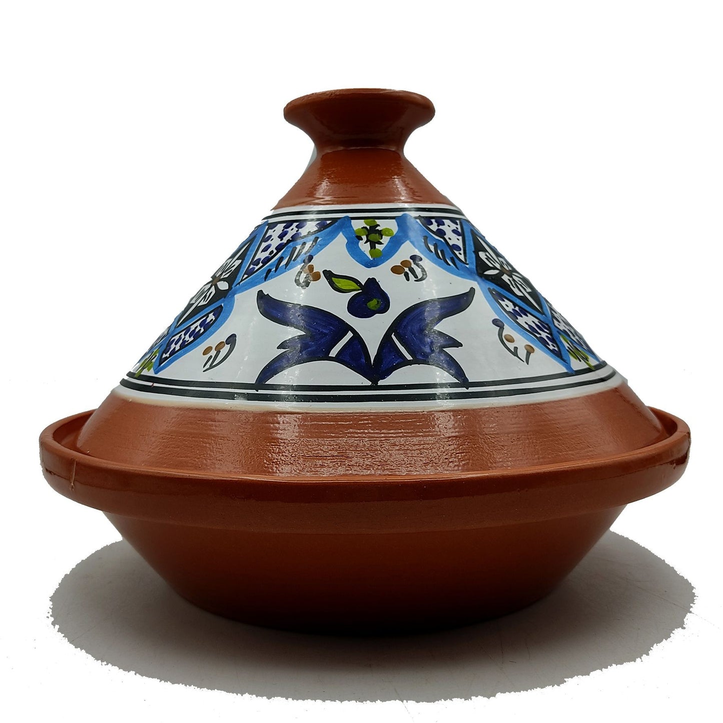 Tajine Pentola Terracotta Piatto Etnico Marocchino Tunisino XL 32cm 0907211205