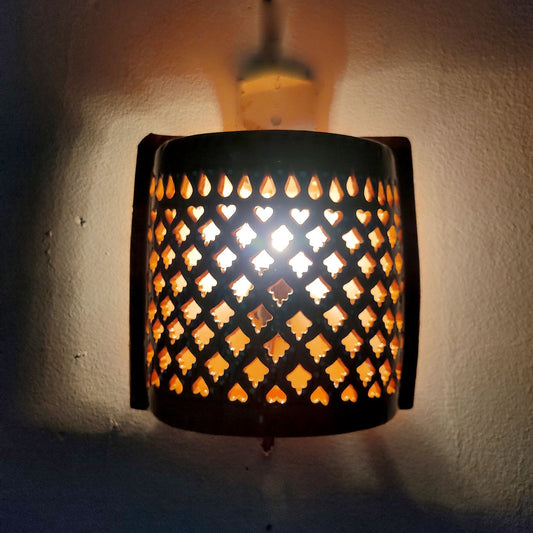 Arredo Etnico Applique Parete Lampada Ceramica Tunisina Marocchina 2207211230