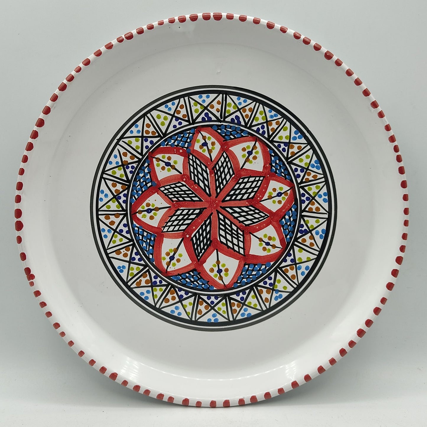 Etnico Arredo Piatto Ceramica Portata Marocchino Tunisino 2502211100