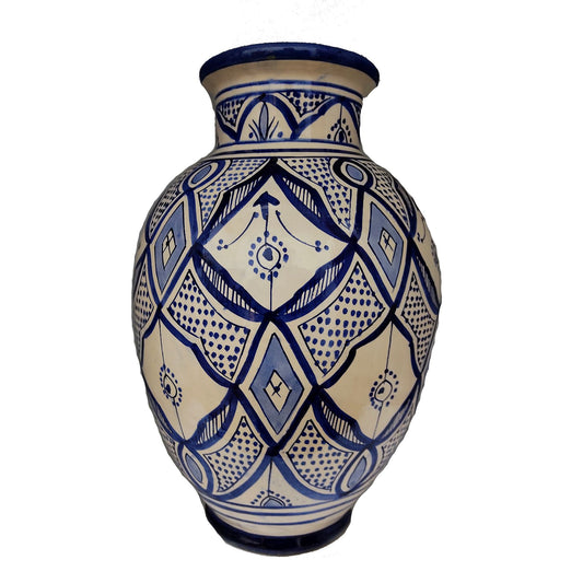 Vaso Berbero Etnico Marocchino Ceramica Terracotta Orientale H. 38 cm 3101221300