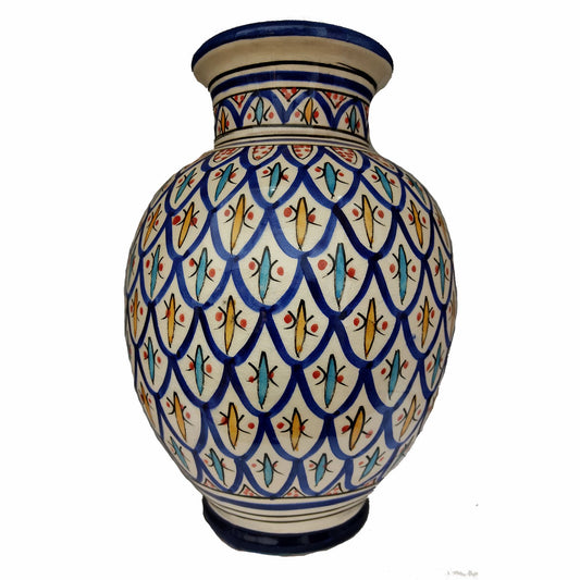 Vaso Berbero Etnico Marocchino Ceramica Terracotta Orientale H. 38 cm 3101221303
