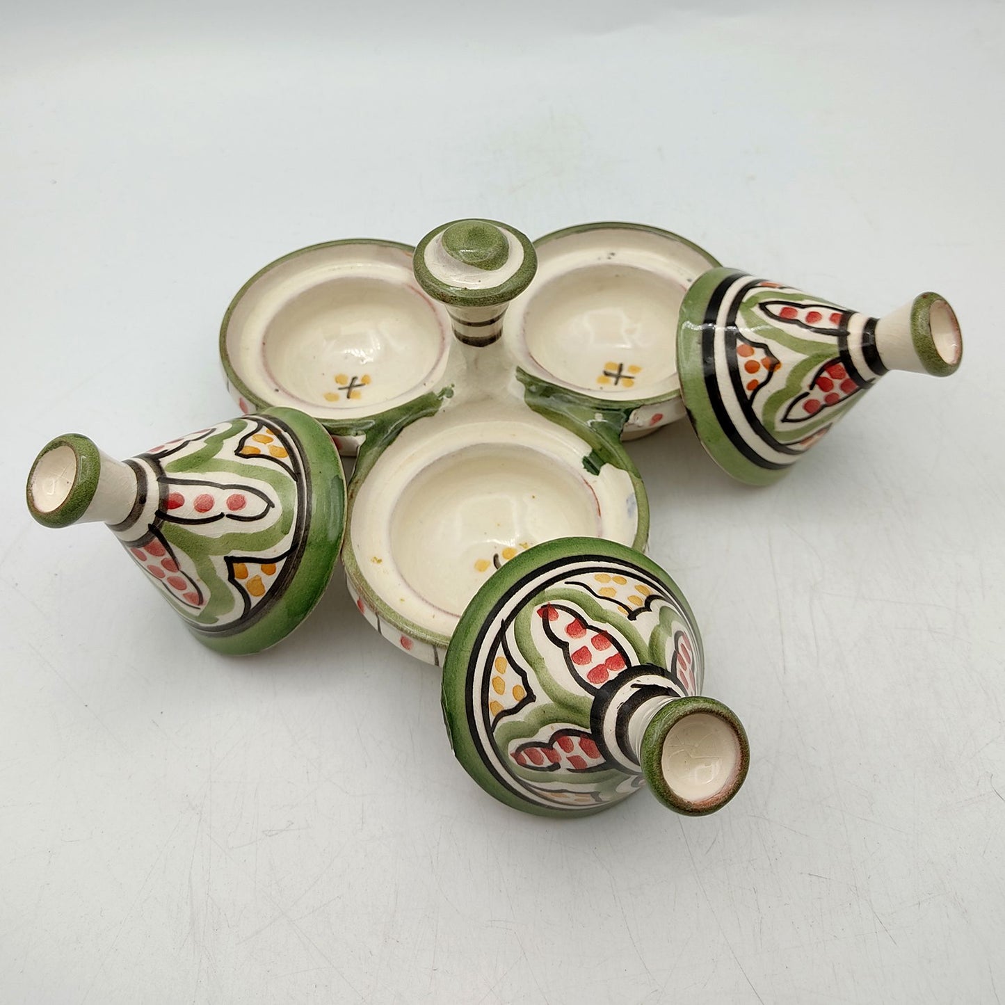 Mini Tajine Porta Spezie Salse Ceramica Terracotta Marocco Marocchina 0203221306
