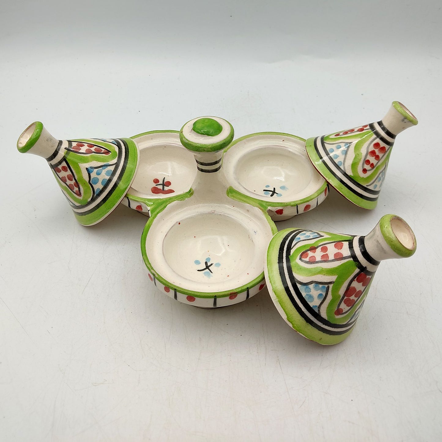 Mini Tajine Porta Spezie Salse Ceramica Terracotta Marocco Marocchina 0203221317
