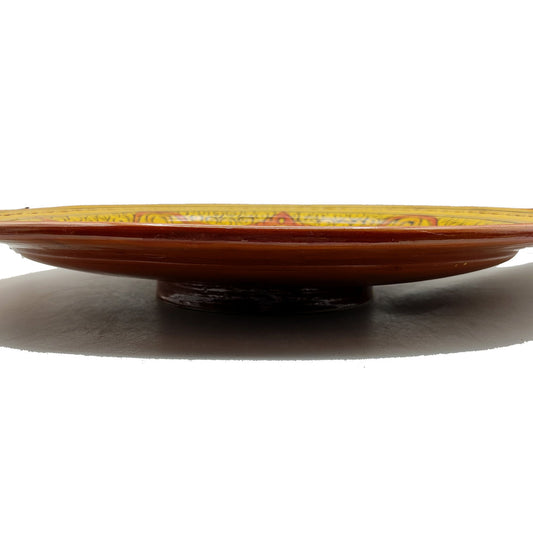 Piatto Ceramica Terracotta Parete Diam.43cm Etnico Marocchino Marocco 0209221108