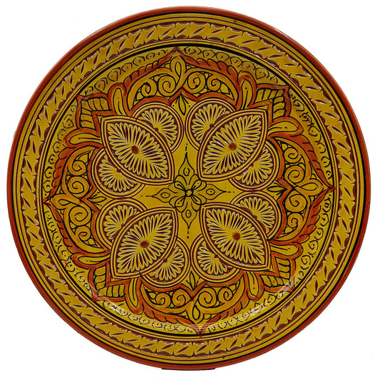 Piatto Ceramica Terracotta Parete Diam.43cm Etnico Marocchino Marocco 0209221110